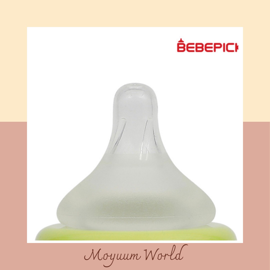 Núm ty bình Bebepick Hàn Quốc [Chính hãng] đủ size 1-5 ( Thay được vào Pigeon, Lansinoh, Moyuum, MotherK)
