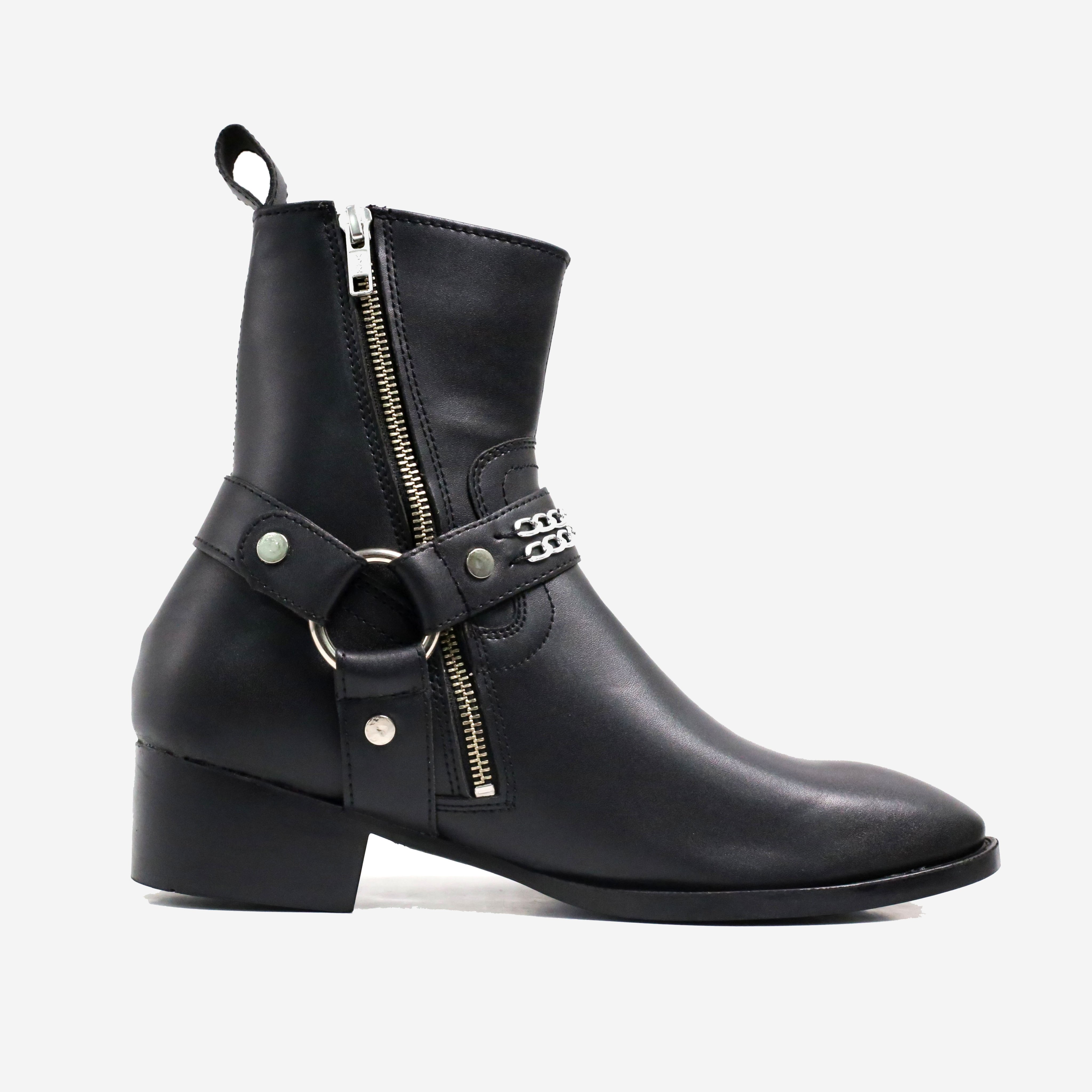 Giày harness boot khóa kéo StarLord SL1120 đế cao