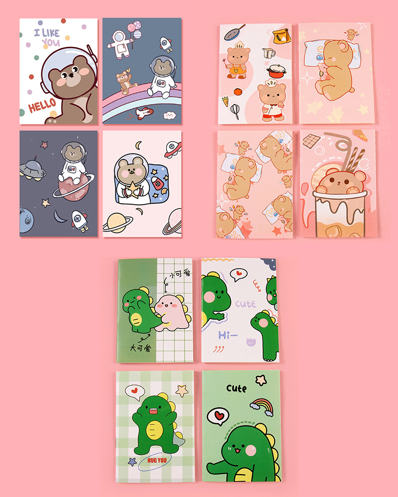 Set 2 Sổ tay mini Hàn Quốc CHIBI cute - KAShop