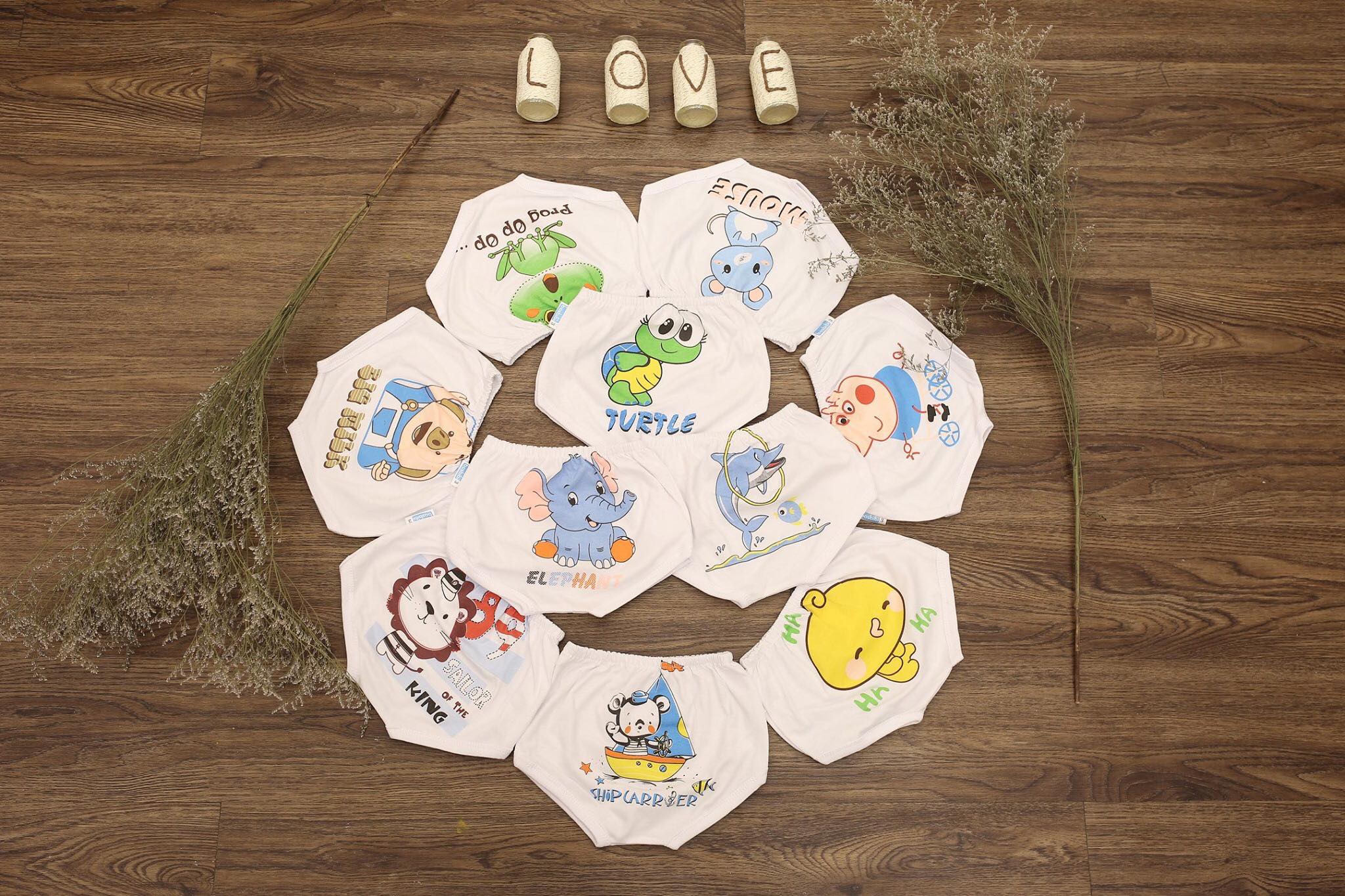 Combo 10 quần mông thú 100% cotton loại 1
