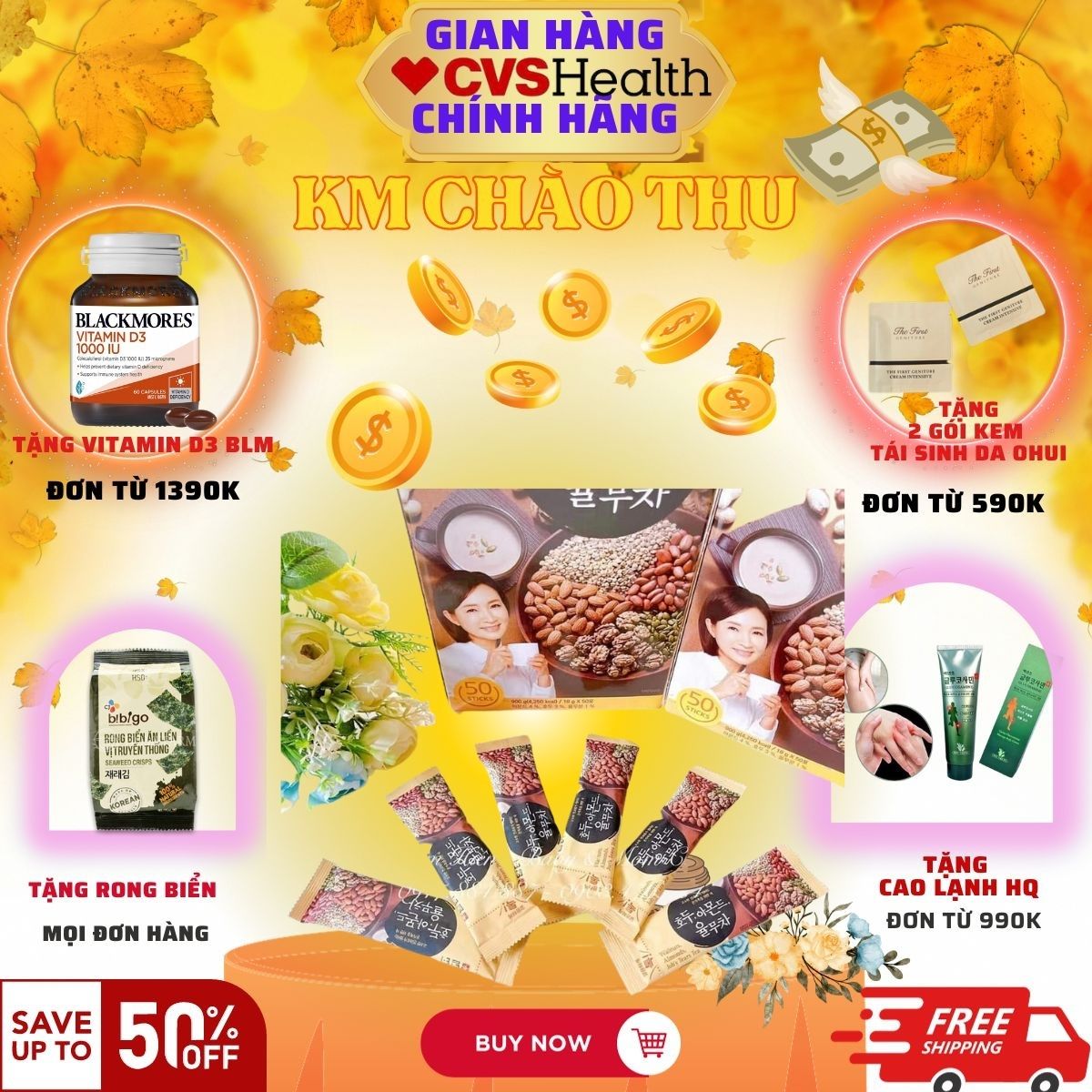 Bột ngũ cốc cô gái Hàn Quốc
