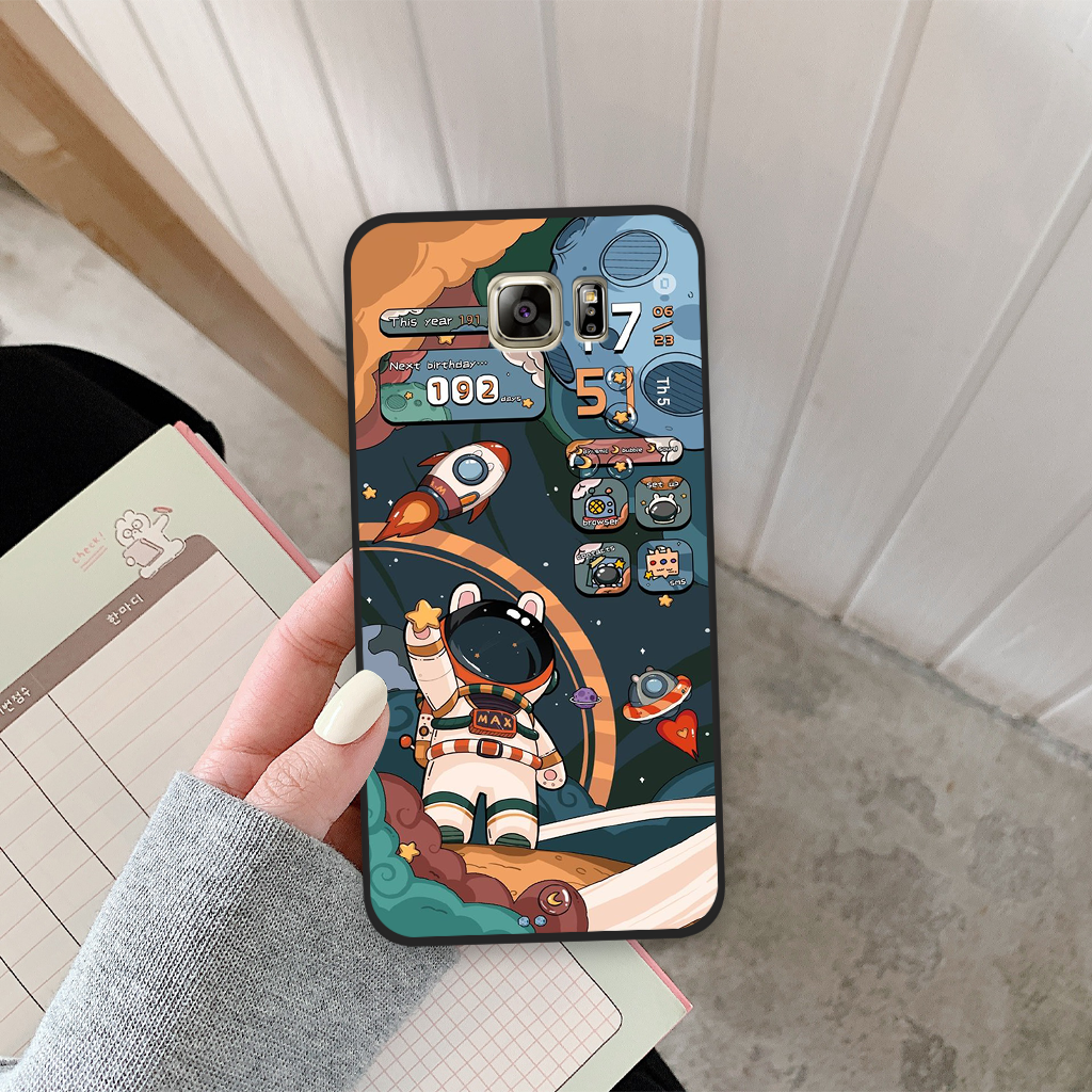 Ốp lưng Samsung Galaxy Note 4 / Note 5 hình vũ trụ, phi hành gia astronaut độc đáo