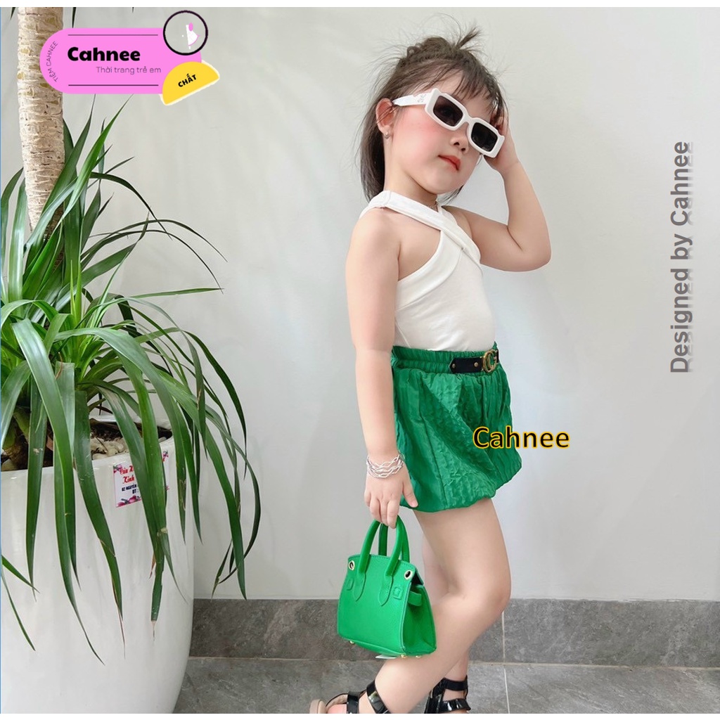 Áo Bé Gái 2 Dây Đan Chéo Cho Bé Gái