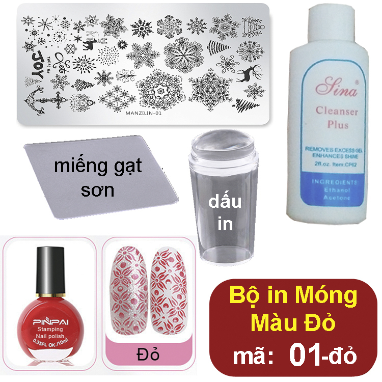 Bộ Khuôn in Móng Tay Nhiều hình (mã 01)