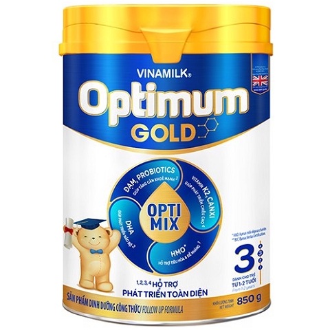Sữa Optimum Gold 3 HMO 900g (trẻ từ 1-2 tuổi)
