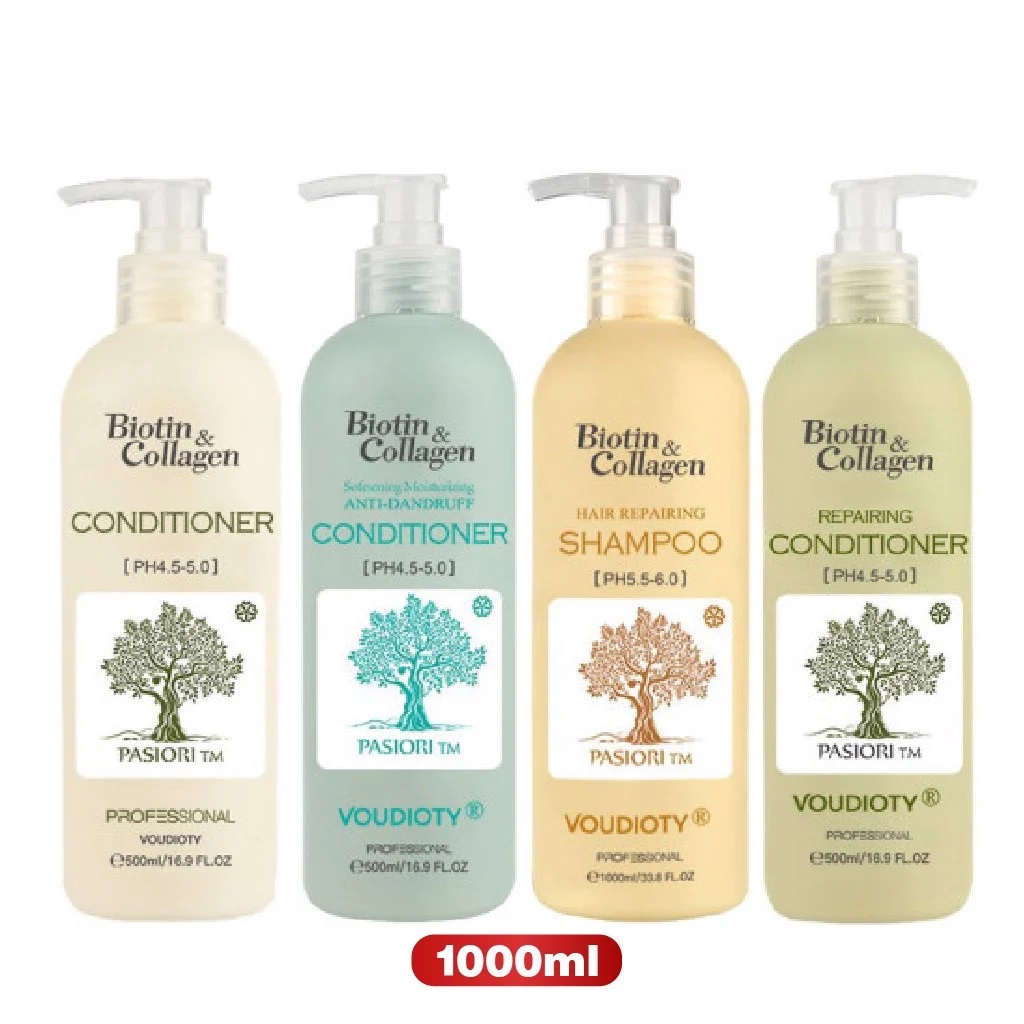 BIOTIN COLLAGEN - Cặp Dầu Gội Dầu Xả Biotin Collagen Trắng / Vàng / Xanh Dương / Xanh Lá