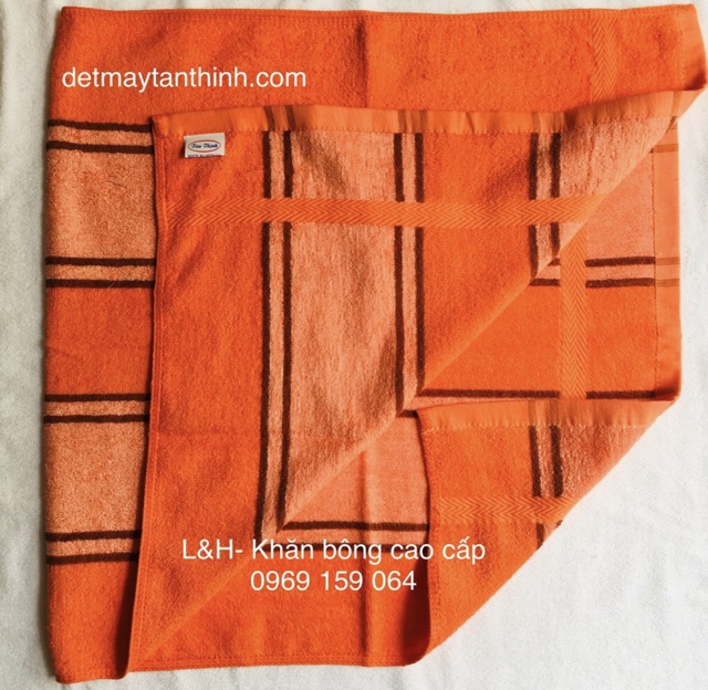 Khăn tắm kẻ sọc Tân Thịnh 100% cotton 50x100cm