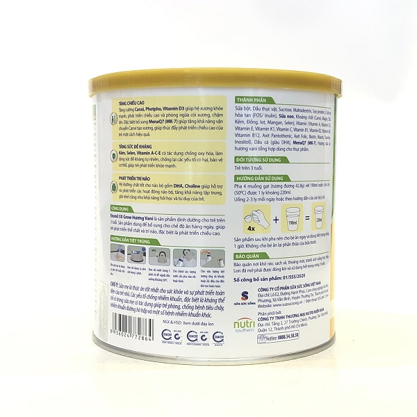 [Date T2/25][ FREESHIP MAX ]SỮA BỘT ETOMIL 3X GROW LON 700G