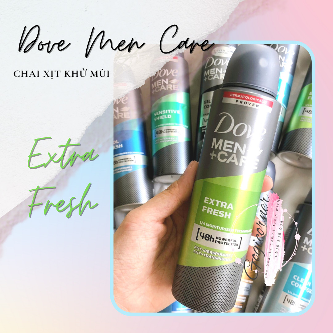 XỊT KHỬ MÙI NAM DOVE MEN CARE 150ML