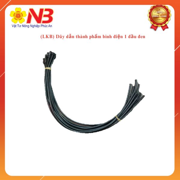 Dây dẫn thành phẩm bình điện 1 đầu đen