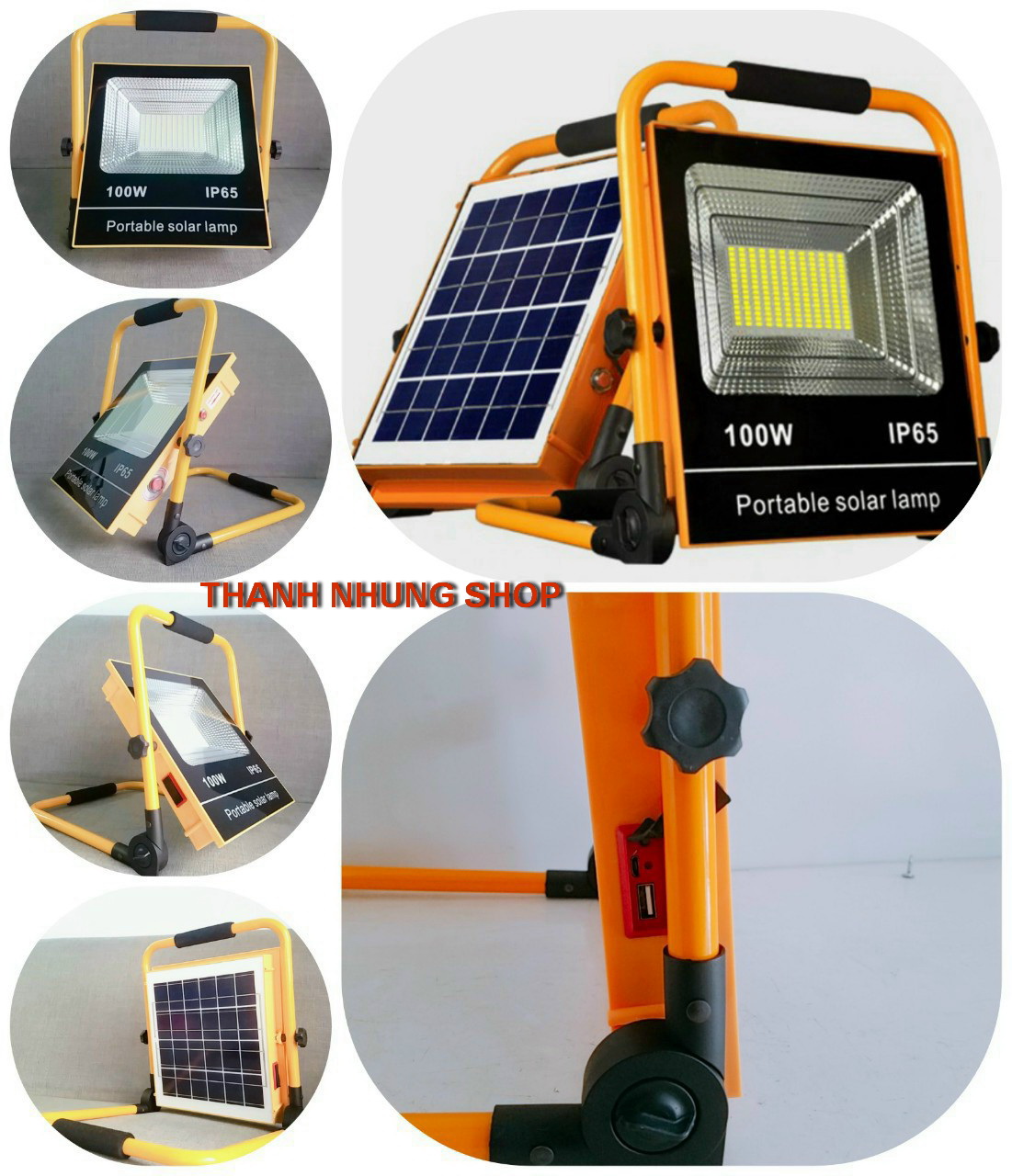 [HCM]ĐÈN SẠC NĂNG LƯỢNG DI ĐỘNG 100W