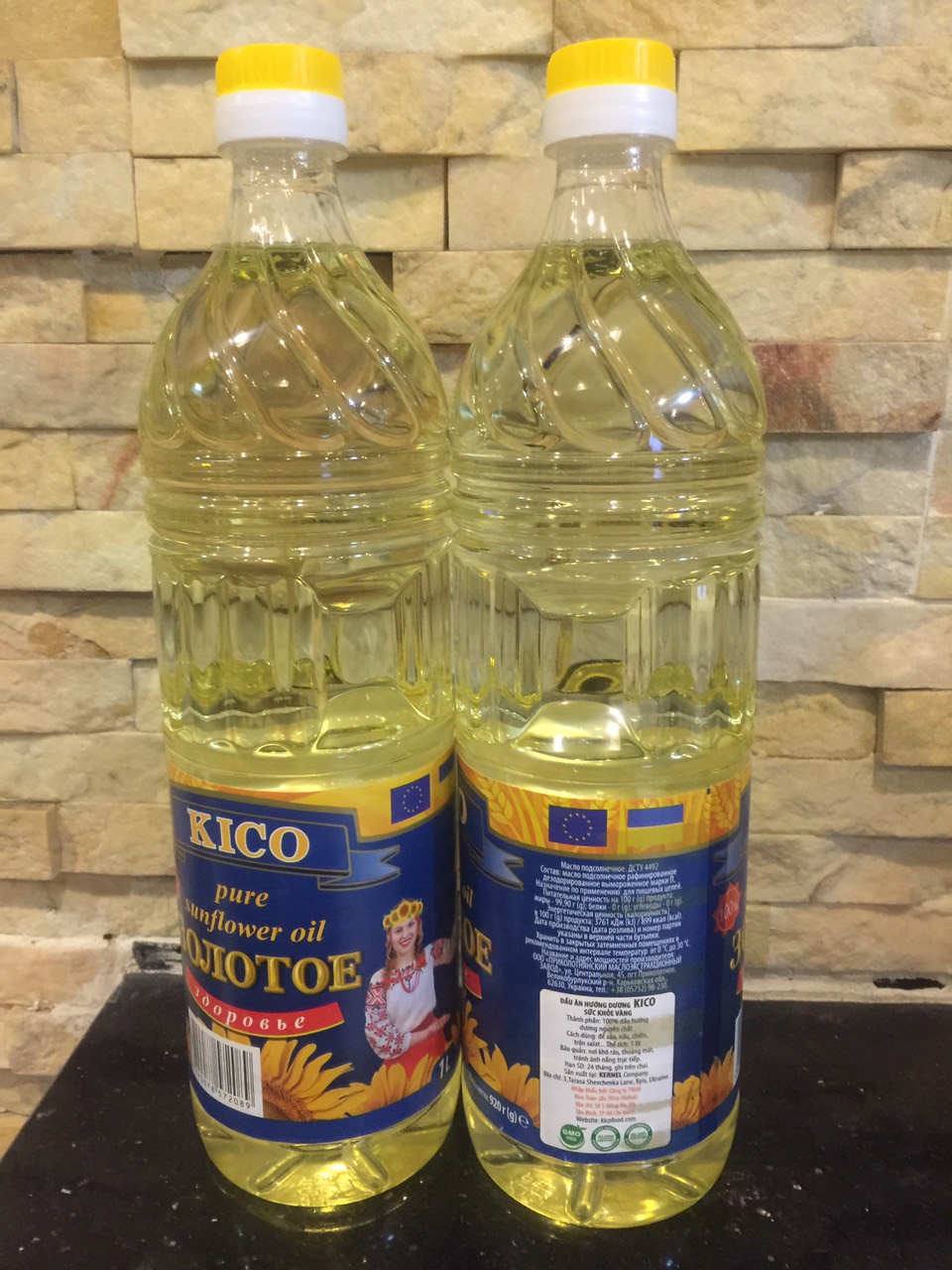 DẦU HƯỚNG DƯƠNG KICO CHAI 1 LÍT