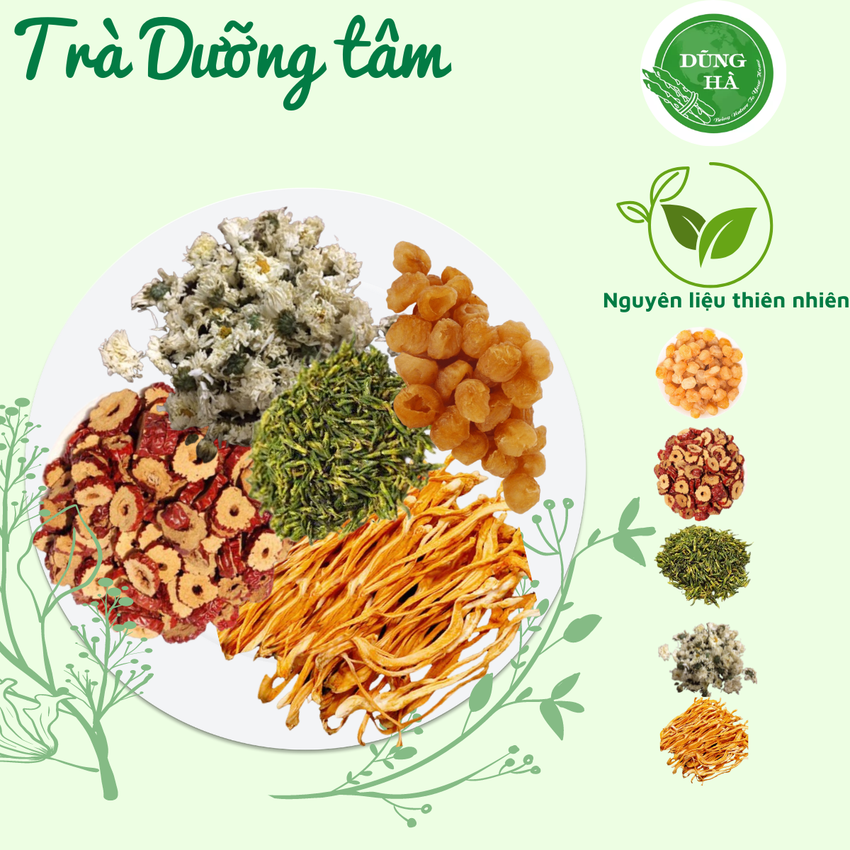 Trà dưỡng tâm giúp an thần, dễ ngủ- mua 10 tặng 3 , mua 20 tặng 5 , mua 30 tặng 1 bình nước