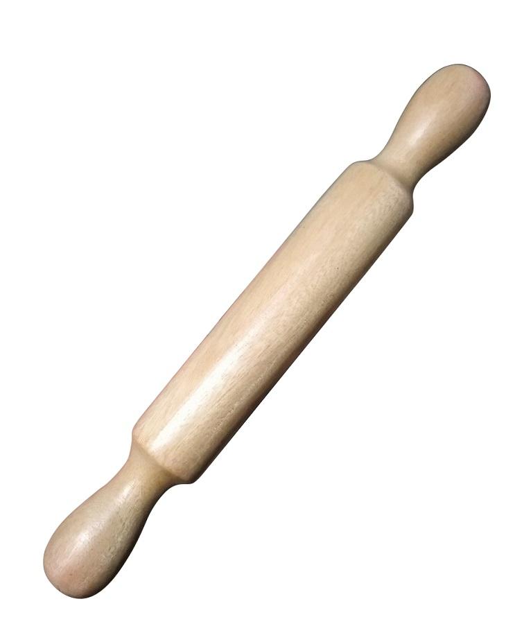 Dụng Cụ Cán Bột Gỗ Có Tay Cầm 30Cm Tiện Ích