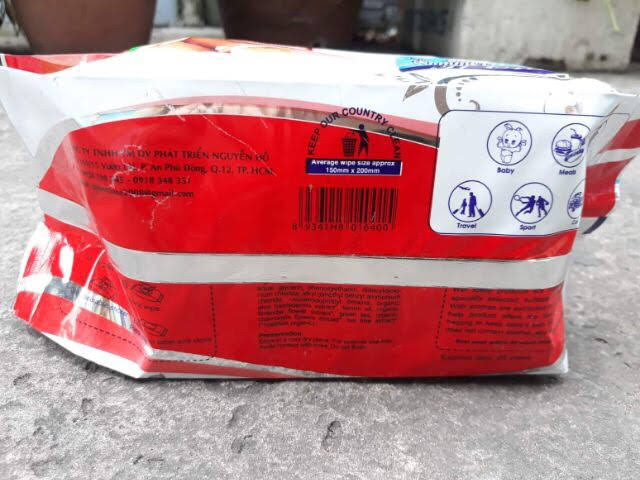 [Chính hãng] Combo 3 bịch Khăn giấy ướt Tione 125 tờ có mùi