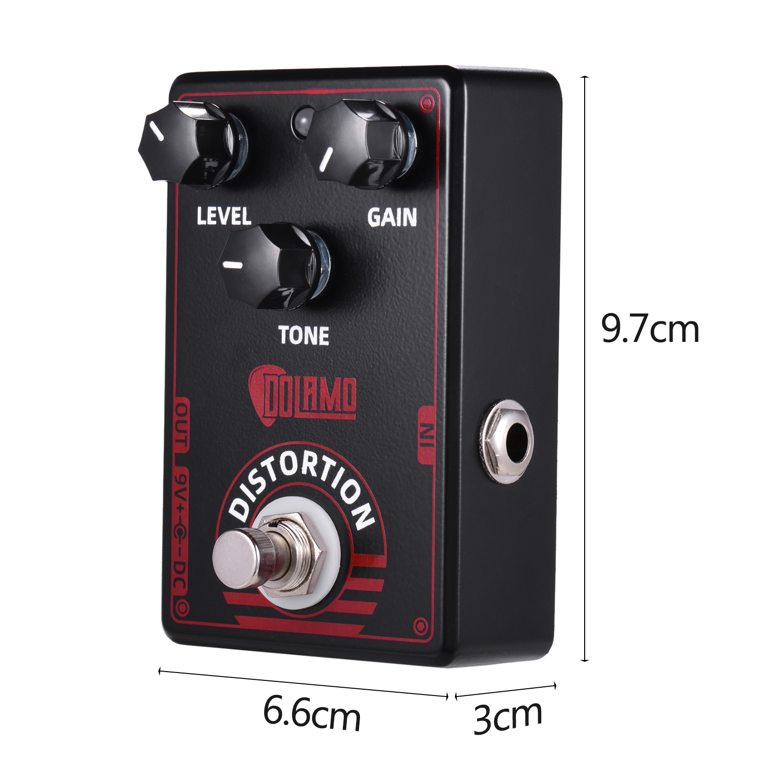 [ammoon]quà bí mật Dolamo D-4 High Gain Distortion Guitar Effect Pedal True British Style Effect Pedal with True Bypass for Electric Guitar