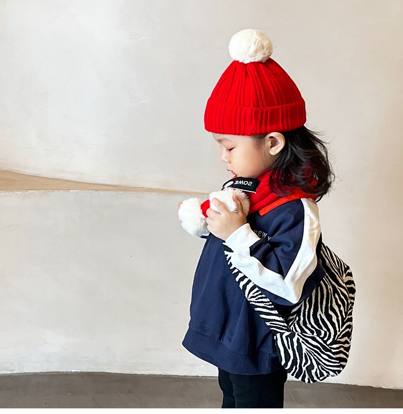 SET MŨ LEN + KHĂN LEN MINKBABY CHO BÉ 1-4 TUỔI ( MẪU 1)