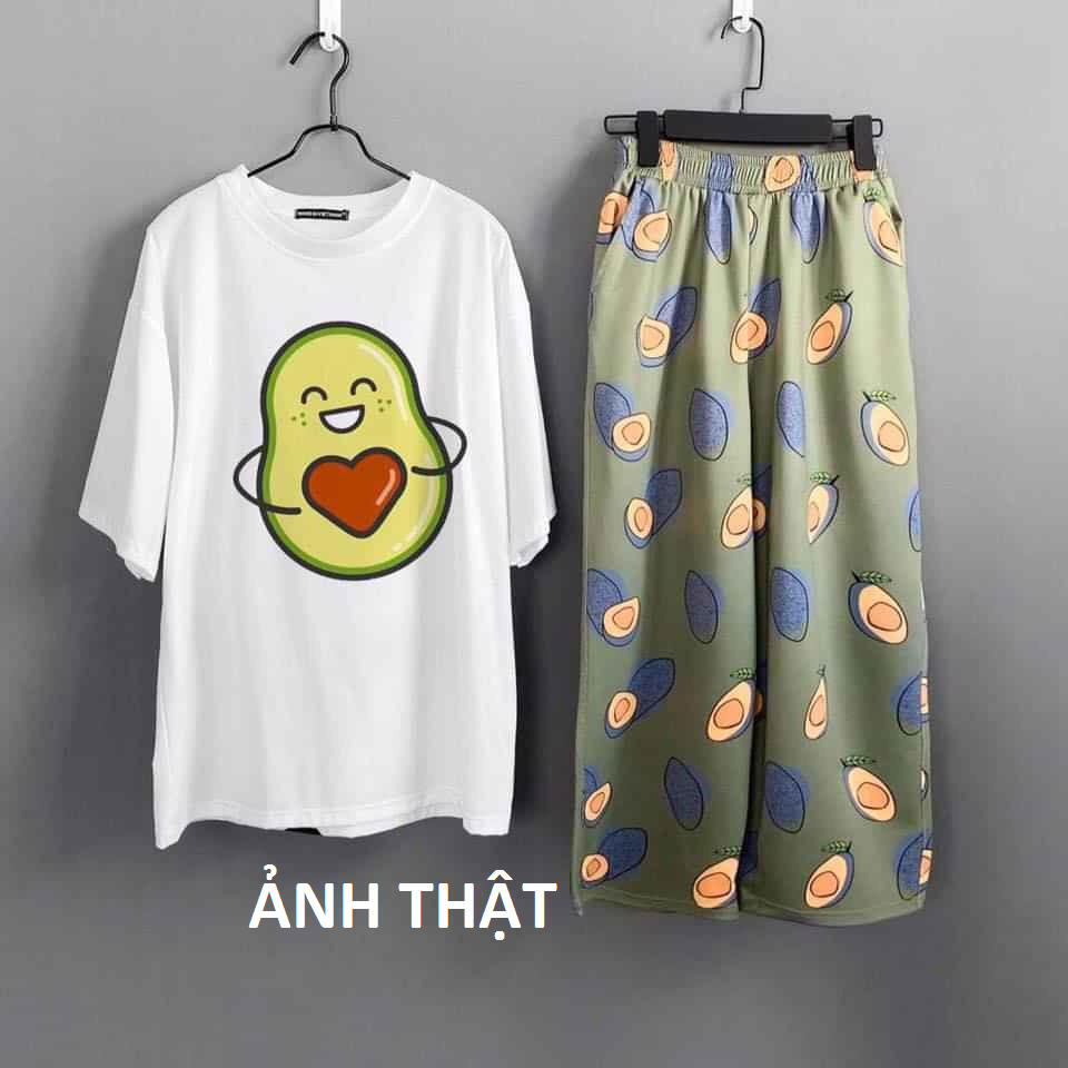 Sét trang phục bộ đồ quả bơ siêu kute