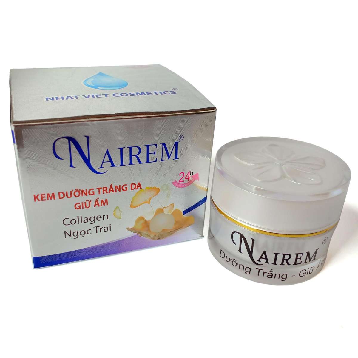[HCM]Kem dưỡng trắng da - Giữ ẩm Nairem 12g (Trắng)