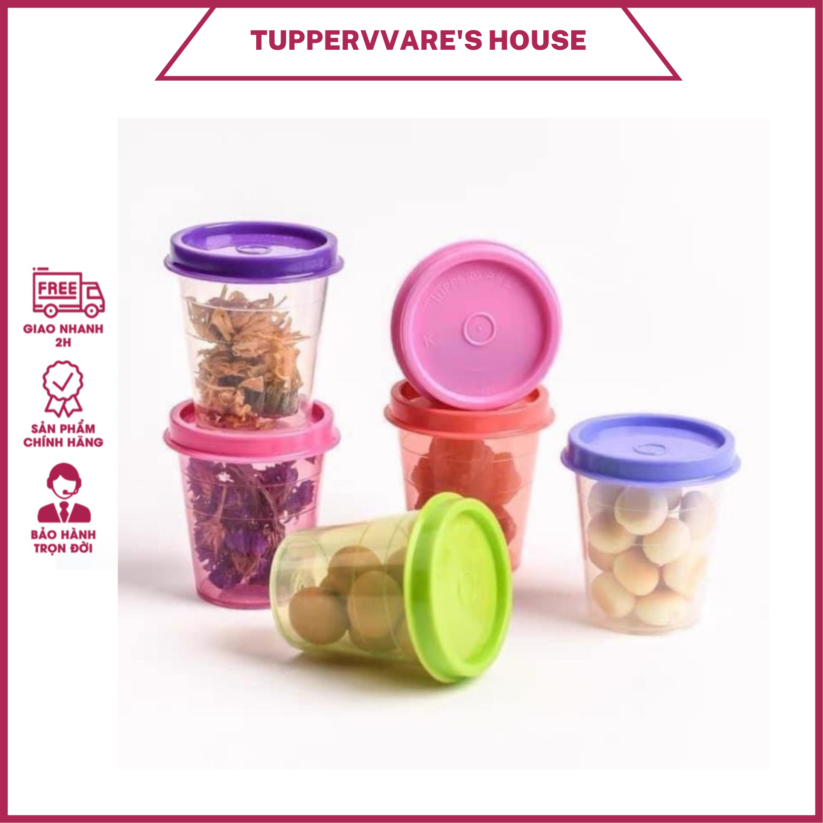Hộp bảo quản thực phẩm Tupperware Mini 60ml (01 hộp màu ngẫu nhiên)