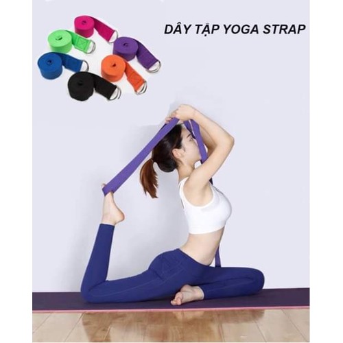 [HCM]Dây tập yoga 1m83 x 3.8cm