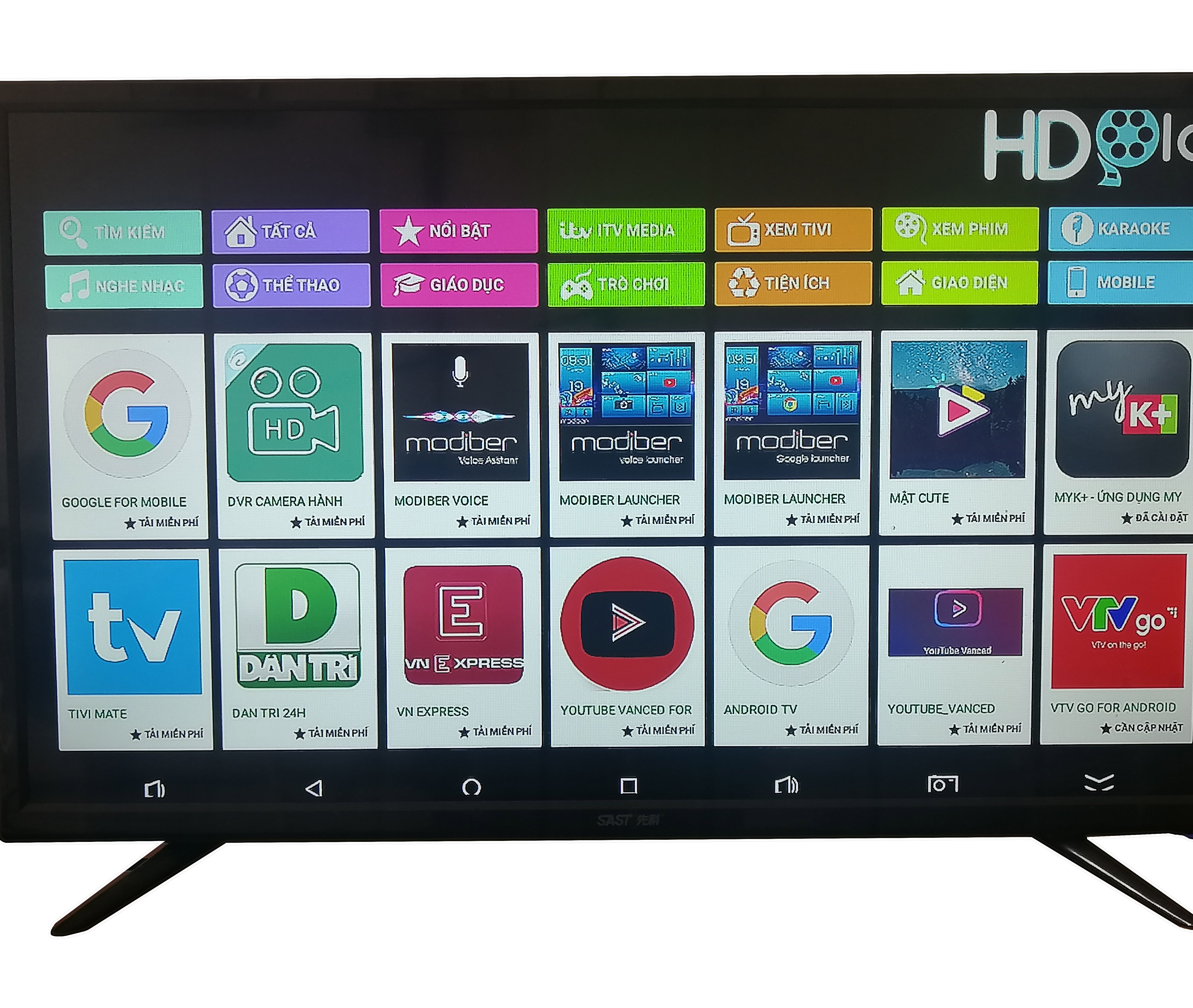 Android tv box android 7.12 RK3229 RAM 2G thông minh box 4K HD new