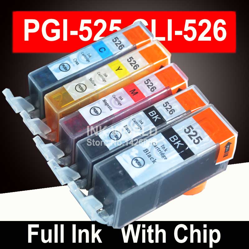Pgi525 pgi 525 cli 526 hộp mực cho canon pixma ip4850 ix6550 mg5150 mg5250 mg6150 mg8150 mx885 mg5350 hộp mực máy in