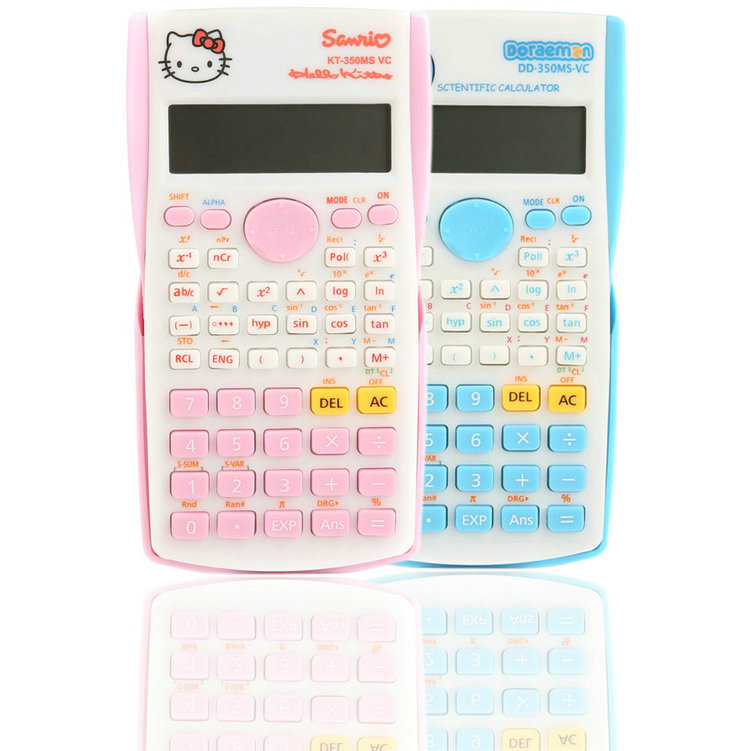 [HÀNG HOT] MÁY TÍNH SAMRIO HELLO KITTY  DORAEMON ĐÁNG YÊU -MÁY TÍNH CẦM TAY THÔNG MINH FX350 TIỆN LỢI CHO HỌC SINH SINH VIÊN