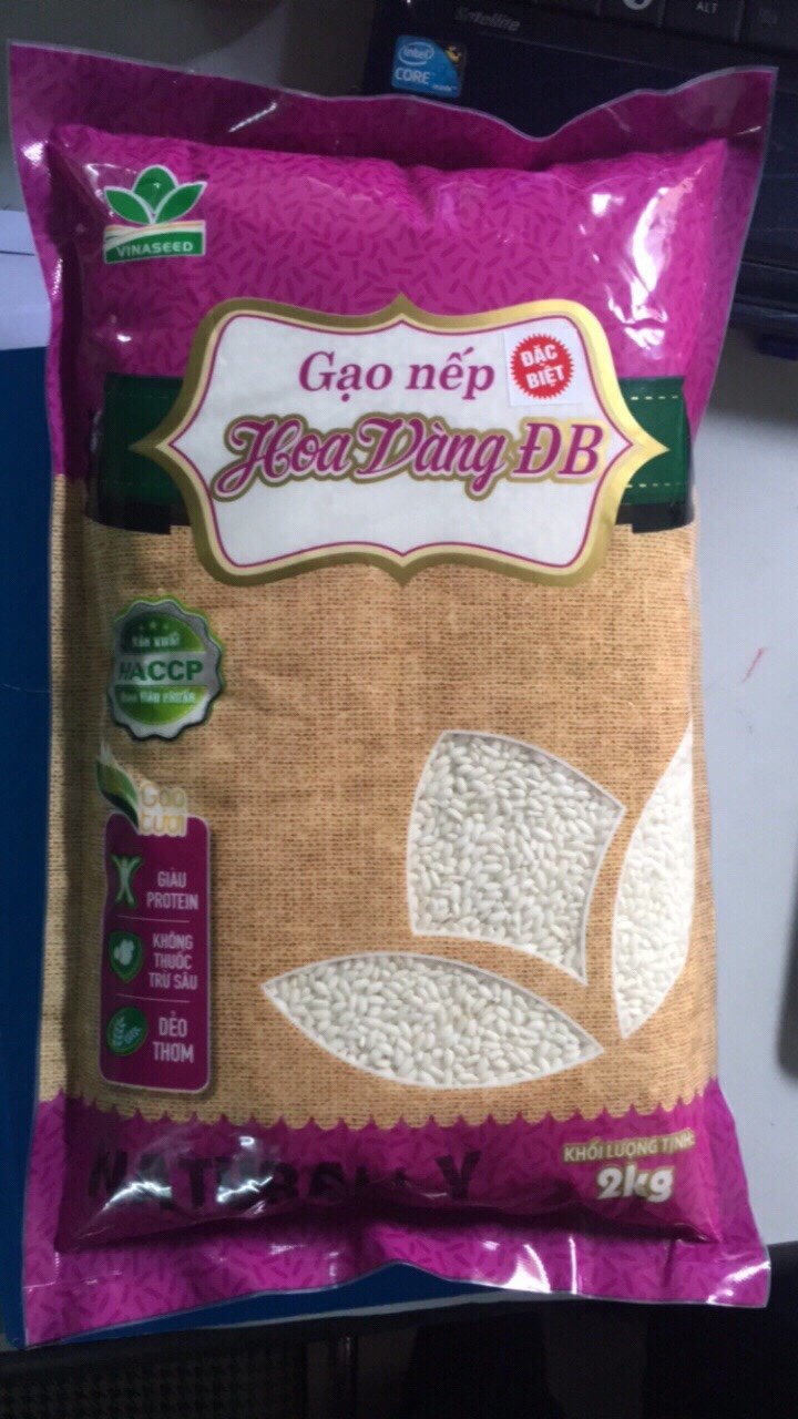 Gạo nếp cái hoa vàng túi 2kg
