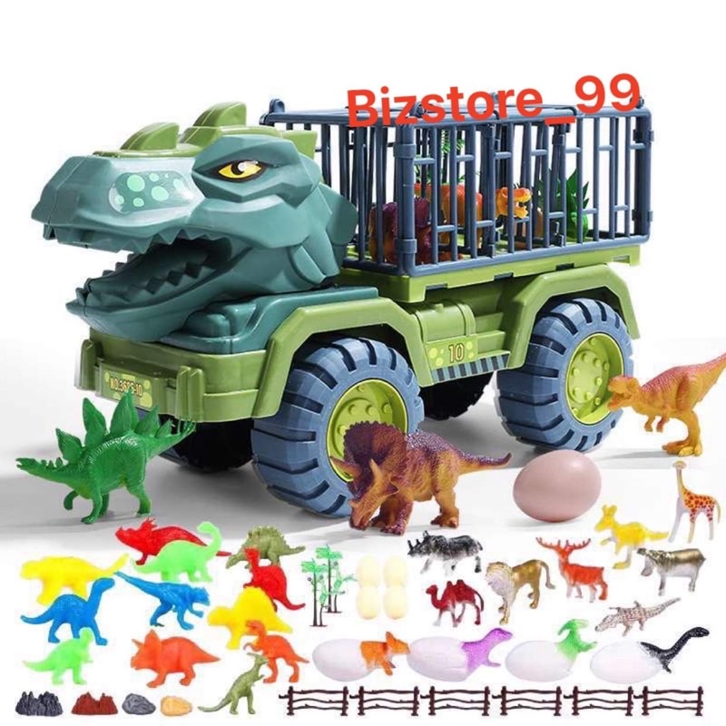 Đồ chơi xe ô tô chở khủng long BBS cỡ lớn trẻ em