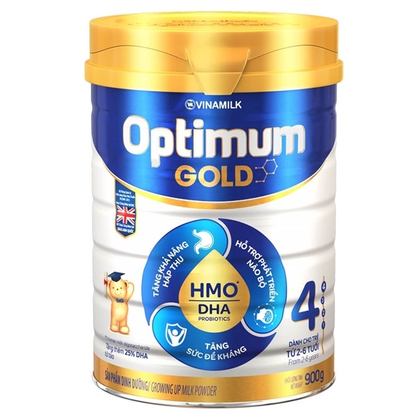 Sữa Optimum gold 4  900g date mới