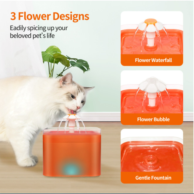 Máy nước HOA VUÔNG COLOR 2L cho thú cưng