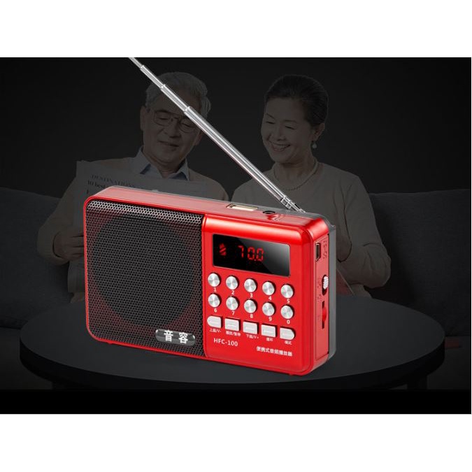Loa đài bluetooth, fm cho người già (có khe thẻ nhớ và usb)
