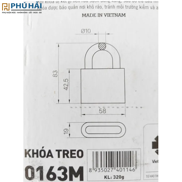 Khóa Bóp Việt Tiệp Chính Hãng