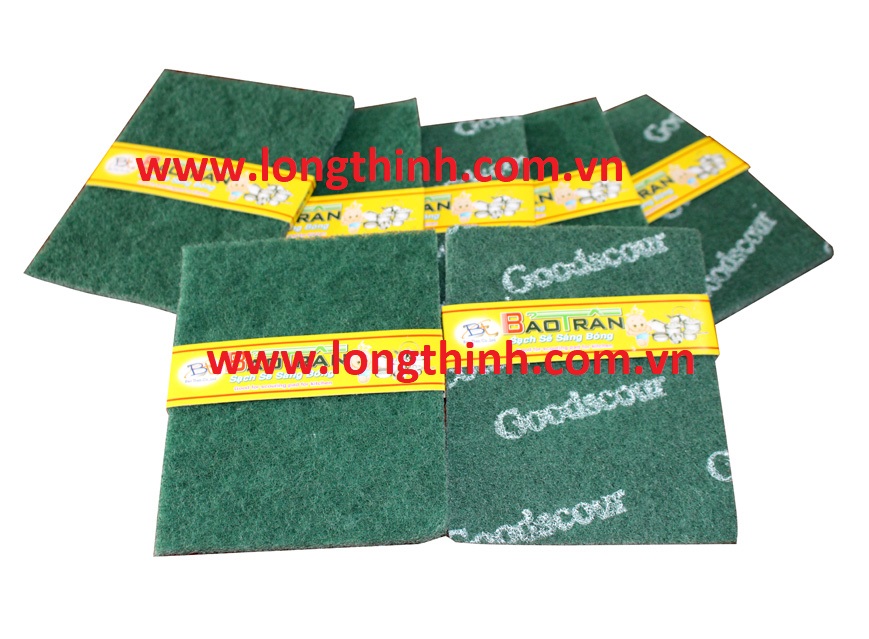 [HCM]Lốc 5 miếng cước xanh rửa chén 12x14.5cm