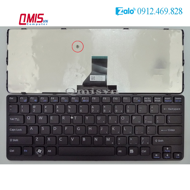 Bàn phím laptop sony vaio sve14 sve 14 sve141 sve 141 sve14a sve 14a – sve14 - có 1 chân ốc