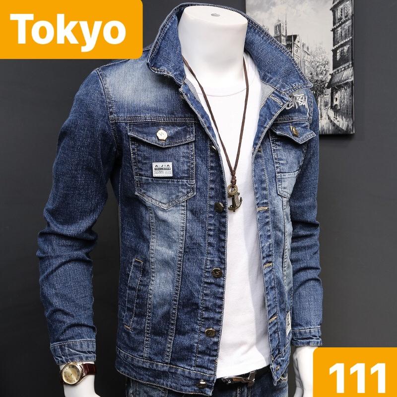 ÁO KHOÁC JEAN NAM CHẤT BÒ XANH MÙA ĐÔNG NHẬT BẢN OSAKA CAO CẤP TK-111 - TOKYO FASHION