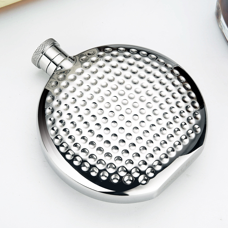 Bình đựng rươu inox 304 tròn dung tích 6oz 180ml