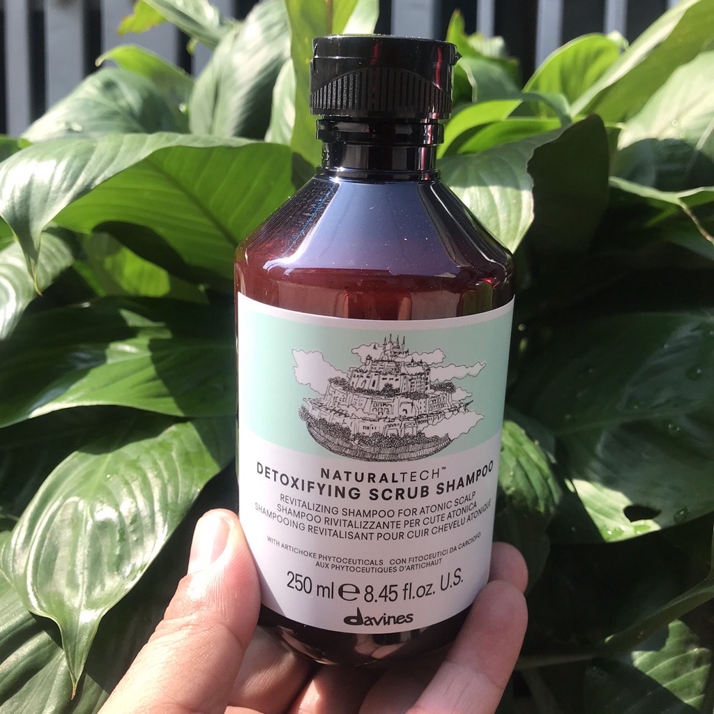 Dầu gội thanh lọc giải độc cho tóc và da đầu Davines Detoxifying Scrub Shampoo 1000ml
