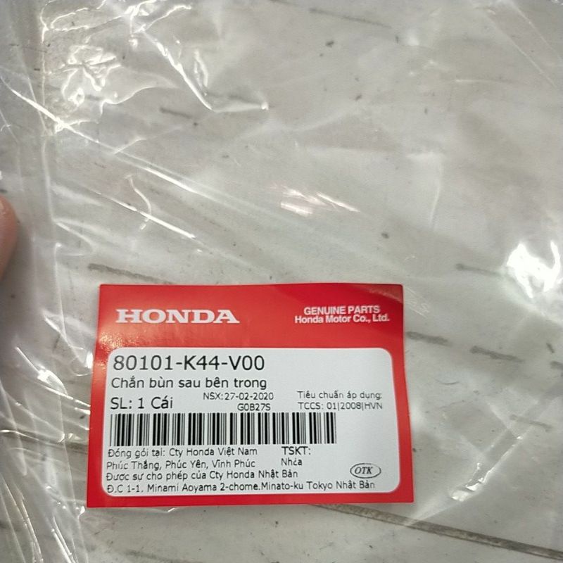 A Dè con chắn bùn Honda Vision 2014 2015 2016 2017 2018 2019
