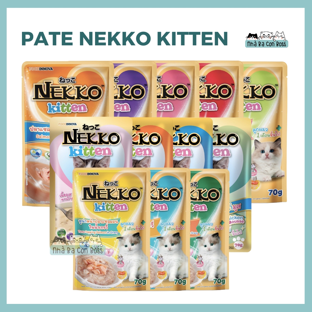 Pate cho mèo nekko 70g