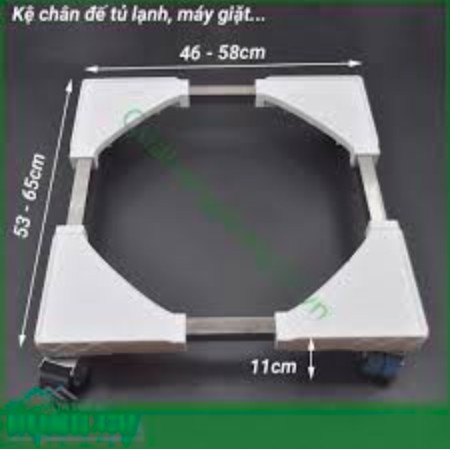 Chân kệ để máy giặt, tủ lạnh cao cấp - chân kệ đa năng - phụ kiện máy giặt, tủ lạnh