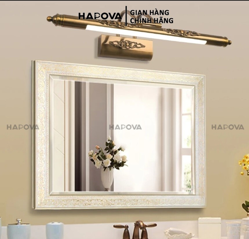 Đèn tường soi tranh bằng đồng cao cấp HAPOVA EIRI 6071