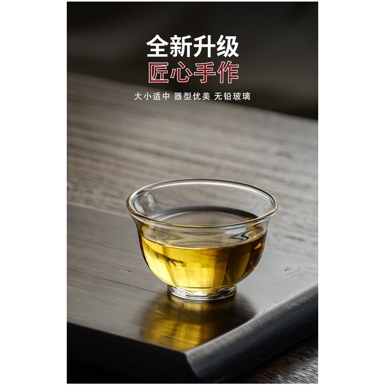 Chén Thủy Tinh Uống Trà dung tích 35 ml