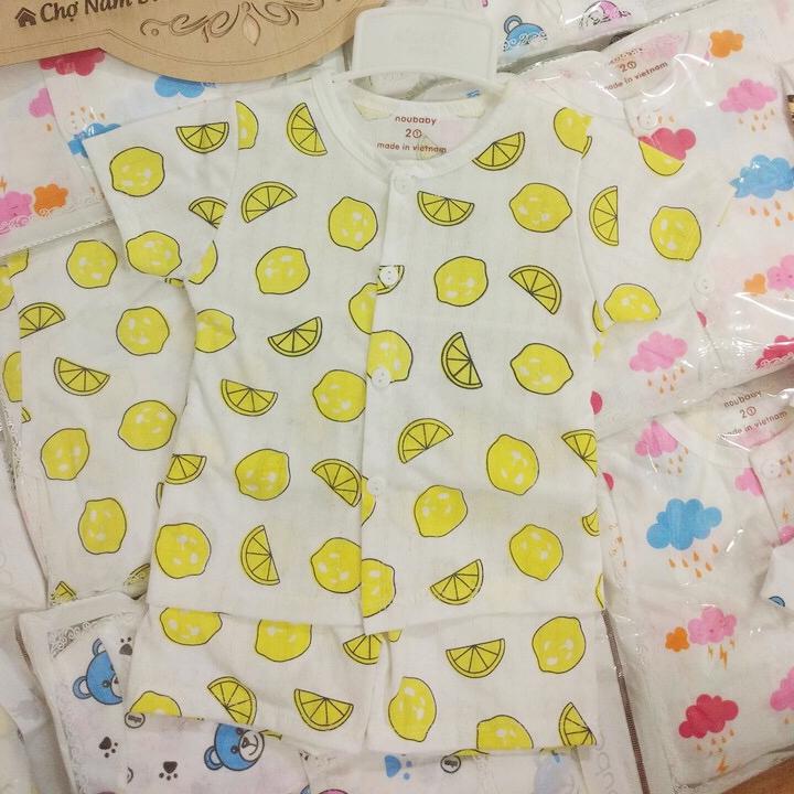 combo 5 bộ cotton giấy cho bé yêu