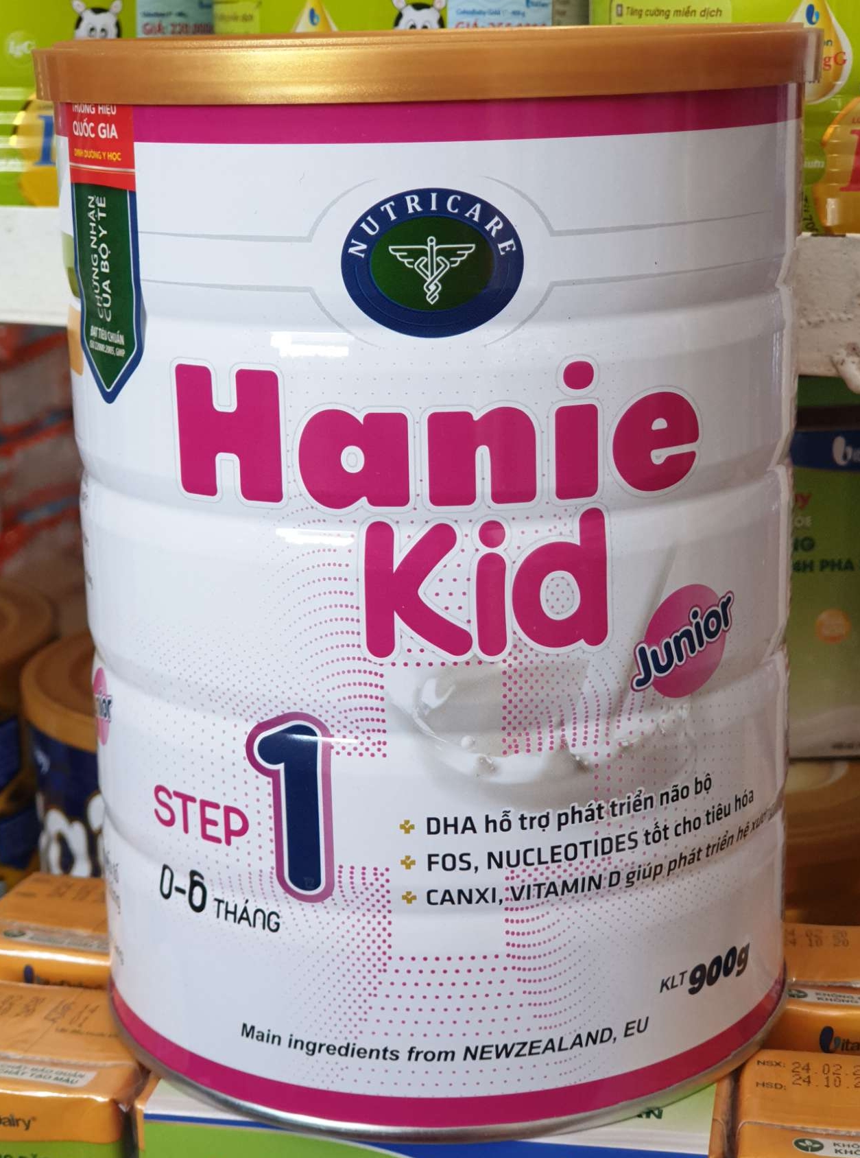 Sữa bột HANIE KID 1 Lon 900g Date mới