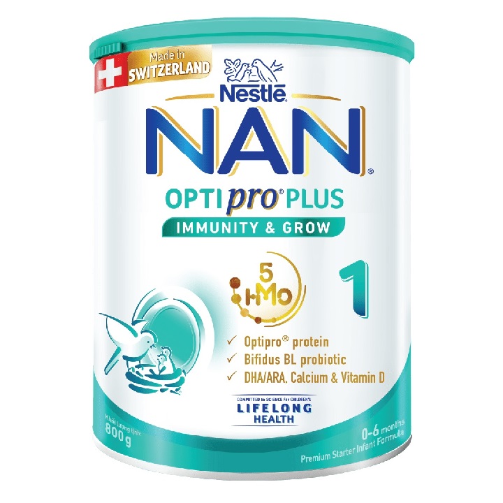 Sữa bột nestle nan optipro 1 800g