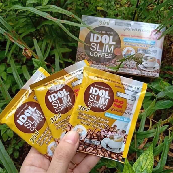 cà phê giảm cân Idol slim Thái lan hộp 10 gói