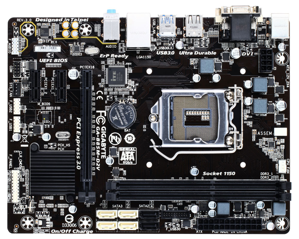 MAINBOARD GIGABYTE GA - B85 M - D2V