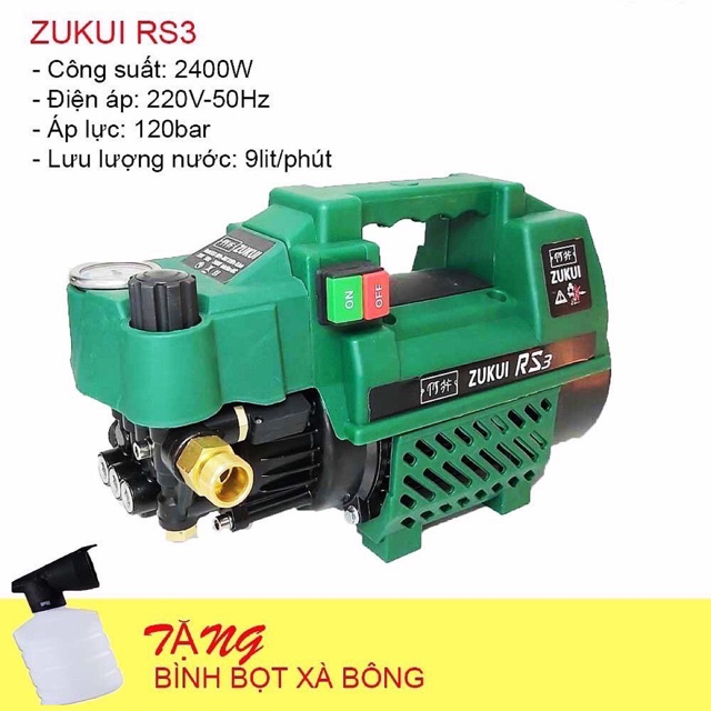 Máy xịt rửa xe zuikui s3 2000W